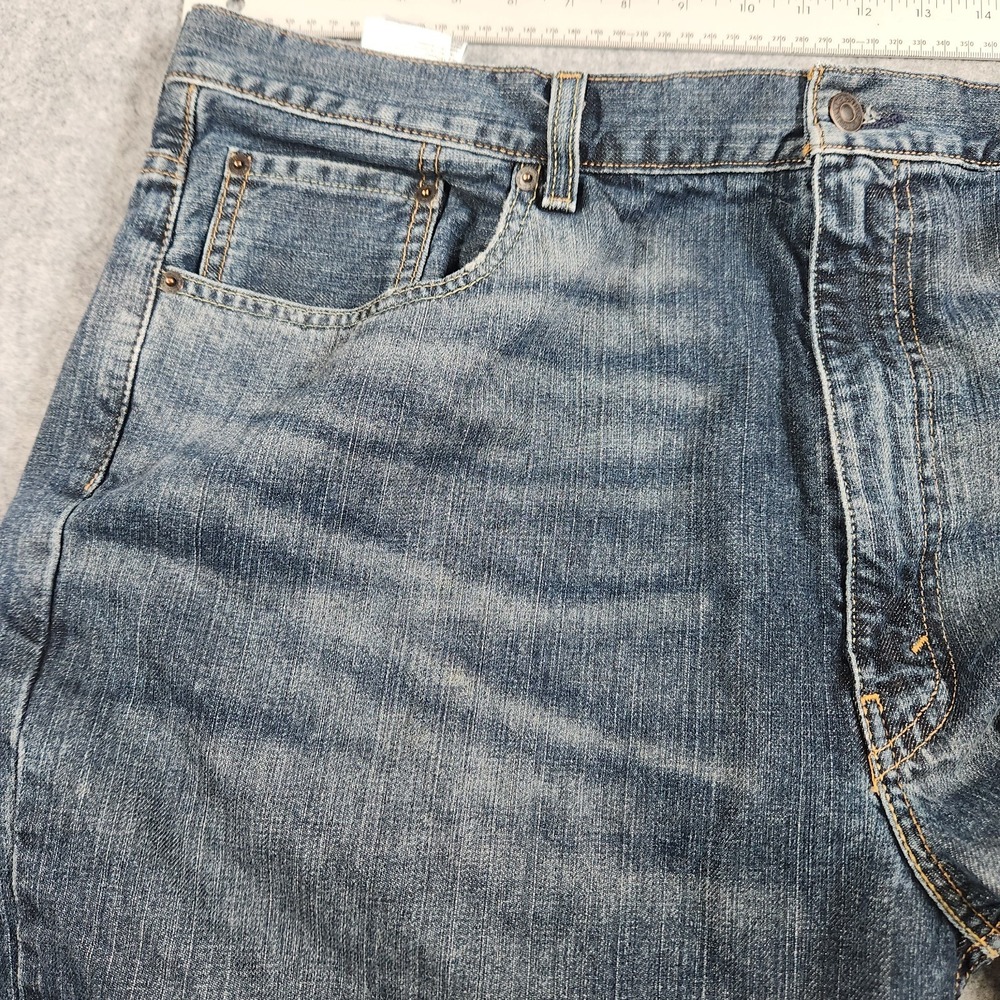 Levi's 550 Jeans Mens 44x38 Blue Denim Classic Relaxed Fit - Picture 7 of 14
